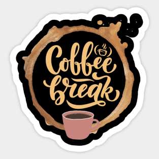 Coffee break Sticker